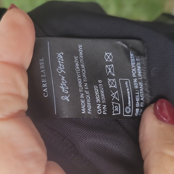 & other stories lavender and Grey gray mesh leopard print maxi dress high neck s - Picture 3 of 8